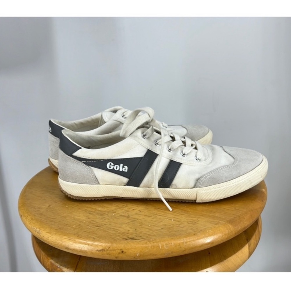 Gola Classics Bullet Leather Sneakers White/Evergreen/Gum